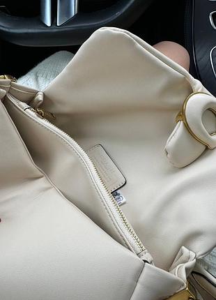 Шкіряна сумка клатч кросбоді coach 7
