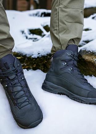Берцы зимние женские тактические. 36-47р черные. удобные и долговечные! stzf-2111