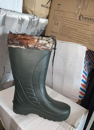 Мужские сапоги пенка на утеплении