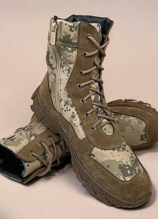 Зимові жіночі тактичні берці. 36-50р койот. з натуральної шкіри! mbzf-2101