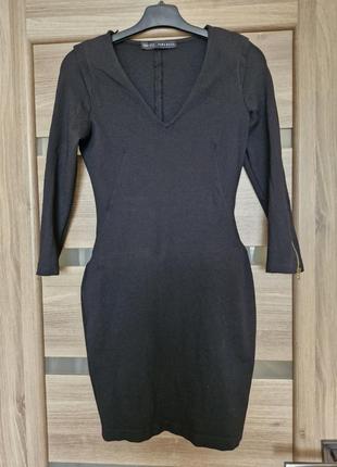 Черное платье zara