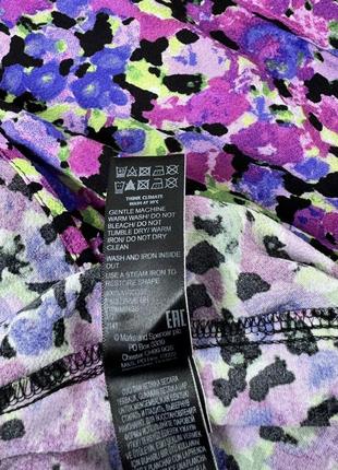 Віскозна міді сукня сорочка плаття рубашка marks&spencer вільного крою 100% віскоза10 фото