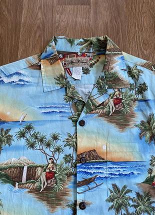 Настоящая гавайка blue hawaii (aloha shirt)2 фото