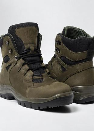 Кожаные демисезонные женские берцы тактические. 36-40р олива. прочные и удобные! 45df-2103
