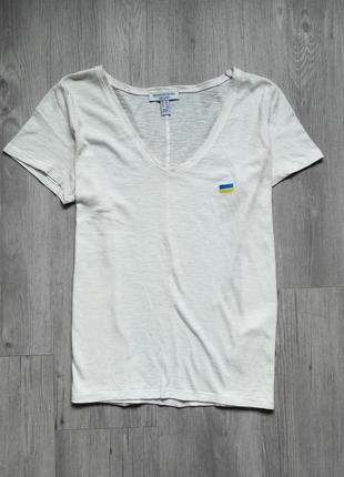 Легка футболка з прапором україни ручна робота 1+1=3