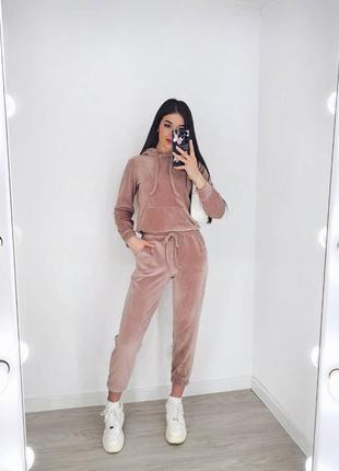 Рожевий жіночий велюровий костюм жіночий спротивний велюровий костюм жіночий...