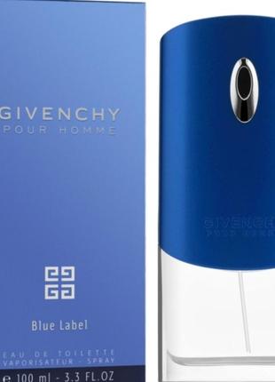 Оригинальный givenchy blue label pour homme 100 ml (Плотные блю лейбл ) туалетная вода
