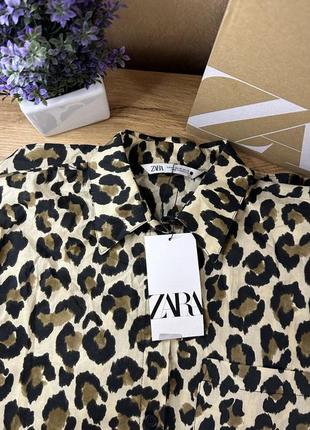 Леопардова сорочка zara