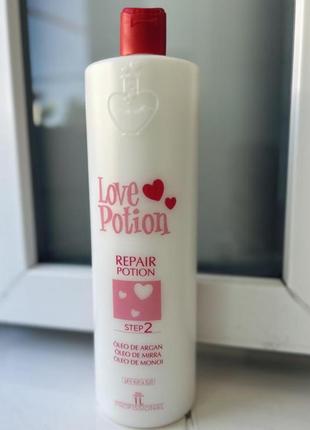 Кератин для волосся love potion, power liss, fox gloss, organic