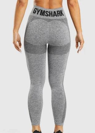 Светло-серые спортивные лосины с высокой посадкой от gymshark размер s лосины лосины лосины