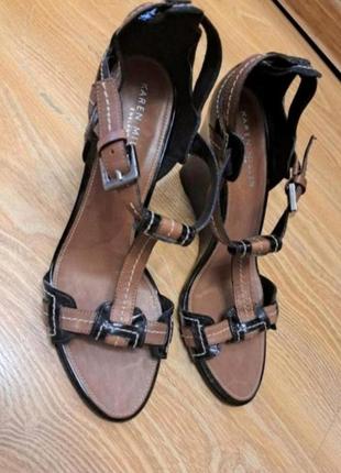 Босоножки кожанные karen millen 37-38 p