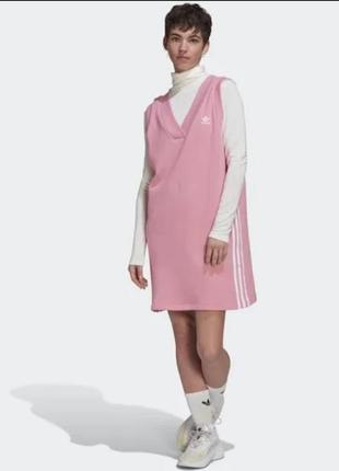 Трикотажное платье жилетка adidas