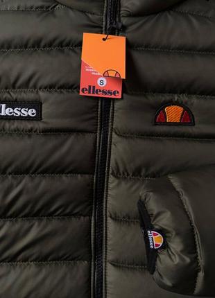 Куртки ellesse чорна та хакі!!!4 фото