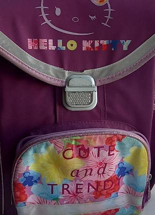Рюкзак шкільний каркасний kite hello kitty