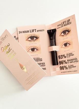 Пробник charlotte tilbury pillow talk push up lashes подовжуюча туш для вій 1,5 мл