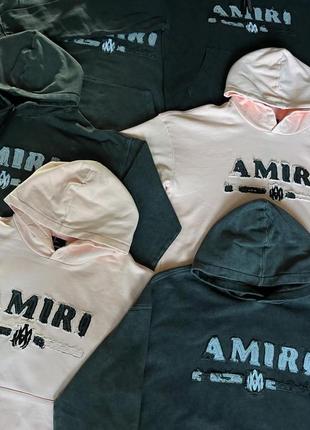 Amiri college hoodie hotsell