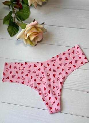 Трусы стринги pink от victoria’s secret