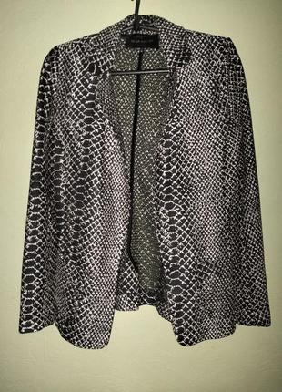Женский пиджак серый river island черно-белый