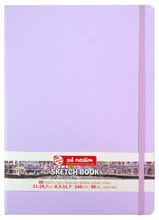 Блокнот для графики talens art creation 140г/м2 80л pastel violet royal talens