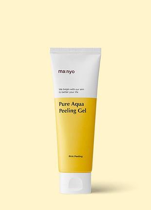 Пилинг-скатка с pha-кислотой для сияния кожи manyo pure aqua peeling gel