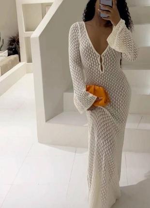 Ажурні плаття максі. знижка!