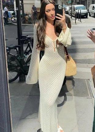 Ажурні плаття максі. знижка!