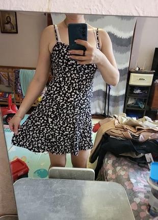 Сарафан в цветочки новый