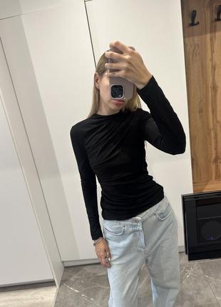 Кофта топ лонгслив гольф h&m2 фото