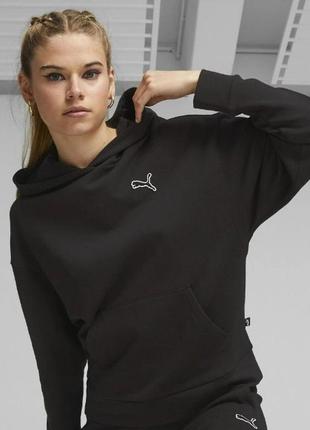 Худі better essentials women's hoodie puma s чорна