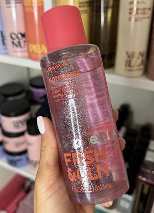 Fresh &amp; clean pop jelly! парфюмированный мист спрей victoria’s secret pink