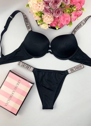 Набор женского белья victorias secret в подарочной коробке