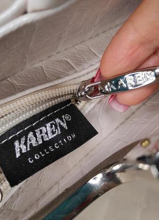 Красивая корпусная сумка от "karen" (польша)10 фото