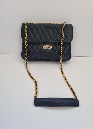 Кожаная сумка, стеганная сумка, стеганая сумка, винтажная сумка, сумка винтаж, сумка стиль chanel
