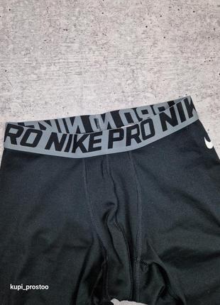 Лосіни легінси nike base leggings black with logo on the leg2 фото