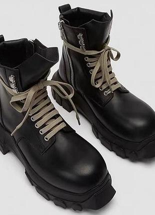 Кроссовки rick owens bozo tractor boots — цена 3399 грн в каталоге