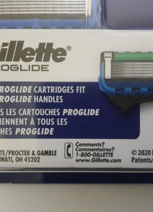 Картриджі gillette fusion proglide оригінальні леза, касети для гоління із ша4 фото