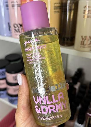 Vanilla & drmy pop jelly! парфумований міст спрей victoria's secret pink