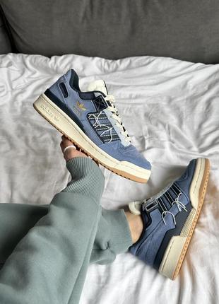 Adidas forum 84 low off white beije2 фото