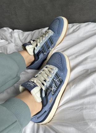Adidas forum 84 low off white beije5 фото