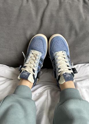 Adidas forum 84 low off white beije3 фото