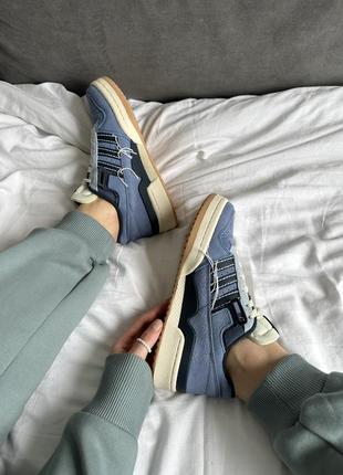Adidas forum 84 low off white beije6 фото