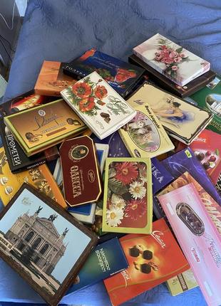 Лот коллекционных кондитерских коробок