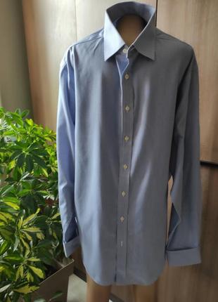 Сharles tyrwhitt рубашка мужская рр43 /рр 17 коттон
