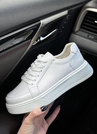 Кросівки жіночі білі натуральна шкіра 36-41😍😍😍