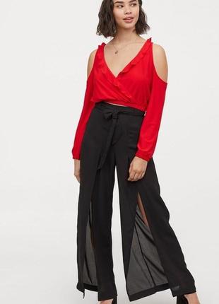 Новые широкие брюки h&m