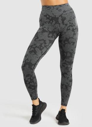 Лосіни легінси gymshark чорні графітові