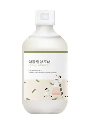 Питательный тонер с экстрактом черных соевых бобов round lab soybean nourishing toner 300 мл