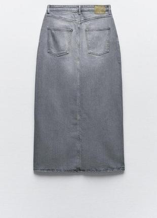 Юбка спідниця джинсова zara нова3 фото