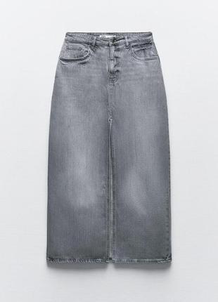Юбка спідниця джинсова zara нова