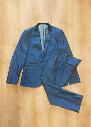 Костюм чоловічий burton slim fit синій